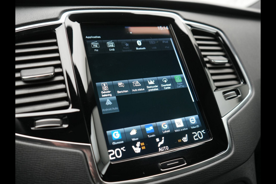 Volvo XC90 T8 Recharge AWD Inscription 7 Persoons Plug In Hybrid 394pk Dealer O.H PHEV | Luchtvering | Panodak | Trekhaak af Fabriek | Adaptive Cruise |  Head Up | 360 camera | 21"L.M | BLIS | Harman Kardon |