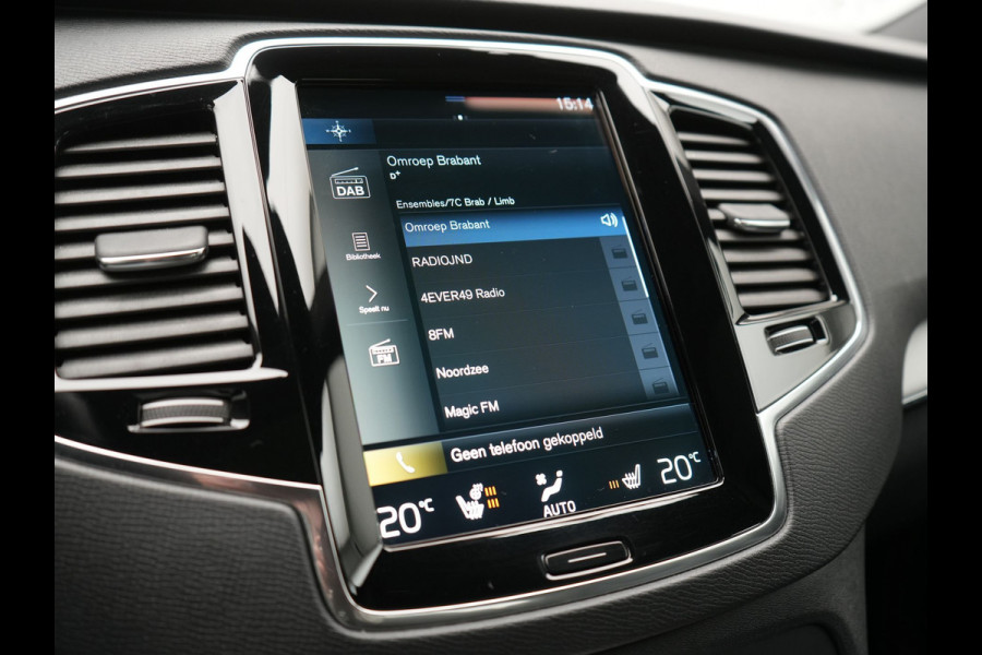 Volvo XC90 T8 Recharge AWD Inscription 7 Persoons Plug In Hybrid 394pk Dealer O.H PHEV | Luchtvering | Panodak | Trekhaak af Fabriek | Adaptive Cruise |  Head Up | 360 camera | 21"L.M | BLIS | Harman Kardon |