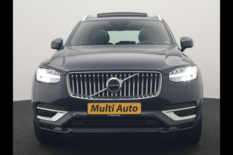 Volvo XC90 T8 Recharge AWD Inscription 7 Persoons Plug In Hybrid 394pk Dealer O.H PHEV | Luchtvering | Panodak | Trekhaak af Fabriek | Adaptive Cruise |  Head Up | 360 camera | 21"L.M | BLIS | Harman Kardon |