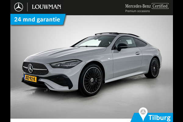 Mercedes-Benz CLE Coupé 300 e AMG Plug-In Hybride AMG | Night Pakket | Panorama Schuif-Kanteldak | Digital Licht | Burmester® | Stuur en Stoelverwarming. MB-paasweekend