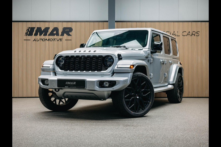 Jeep Wrangler Unlimited 4xe 380 Sahara | Corse Edition Custom Made | Hybride | Stuur- en Stoelverwarming | Achteruitrijcamera |