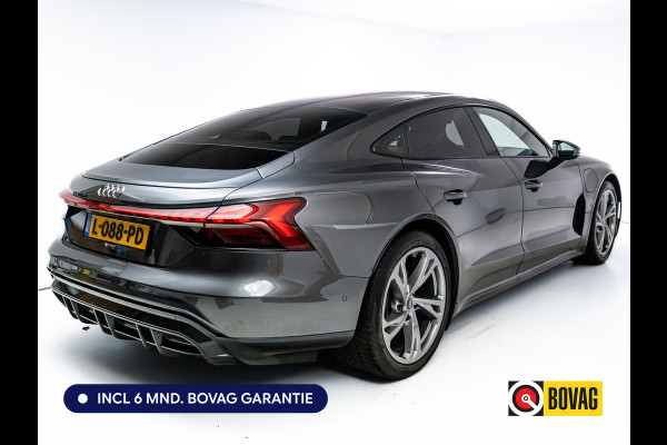 Audi e-tron GT 93 kWh | Luchtvering | Panoramadak | Daytona grijs | Leer | 20" LMV | Stoelverwarming V+A | Ambienteverlichting, Camera systeem Area View, Volledig Audi dealer onderhouden