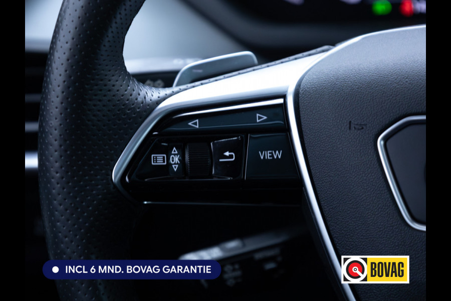 Audi e-tron GT 93 kWh | Luchtvering | Panoramadak | Daytona grijs | Leer | 20" LMV | Stoelverwarming V+A | Ambienteverlichting, Camera systeem Area View, Volledig Audi dealer onderhouden