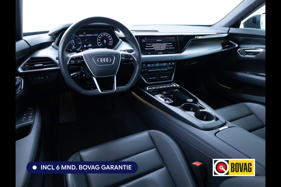 Audi e-tron GT 93 kWh | Luchtvering | Panoramadak | Daytona grijs | Leer | 20" LMV | Stoelverwarming V+A | Ambienteverlichting, Camera systeem Area View, Volledig Audi dealer onderhouden