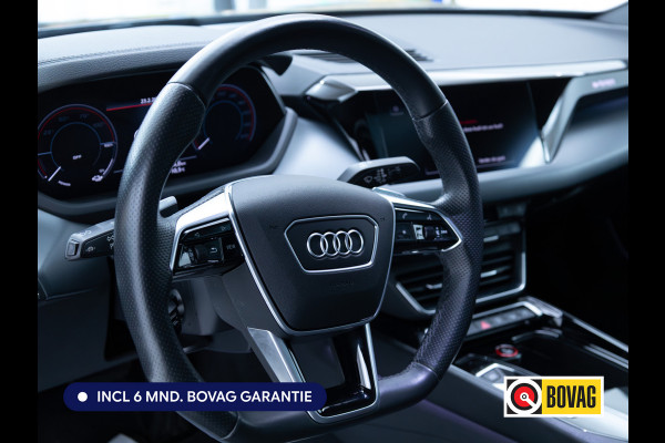 Audi e-tron GT 93 kWh | Luchtvering | Panoramadak | Daytona grijs | Leer | 20" LMV | Stoelverwarming V+A | Ambienteverlichting, Camera systeem Area View, Volledig Audi dealer onderhouden