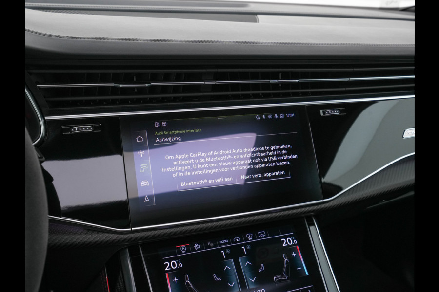 Audi RS Q8 4.0 TFSI Quattro * PANO | MILLTEK-EXHAUST | CERAMIC-BRAKES | CARBON-PACK | LEATHER | MEMORY-PACK | 4-WHEEL-STEERING | AIRSUSPENSION | BANG&OLUFSEN | ADAPTIVE-CRUISE | BLINDSPOT | TOPVIEW | SOFTCLOSE |  ....