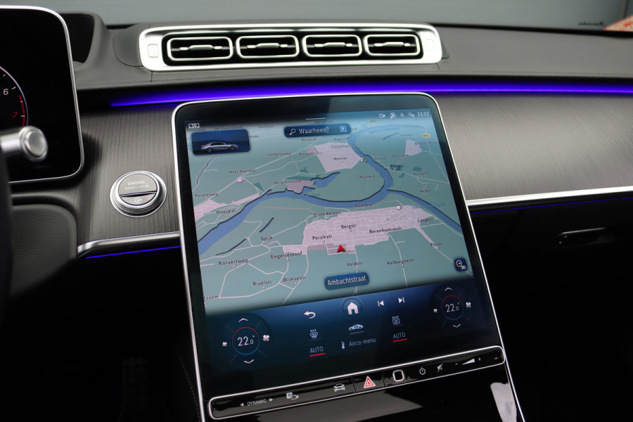 Mercedes-Benz S-Klasse 500 4MATIC Lang AMG Line Aut9 | Airmatic | Achterasbesturing | Distronic+ | Massage | Stoelventilatie | Burmester | Memory | Digital Light | HUD | Soft-Close |