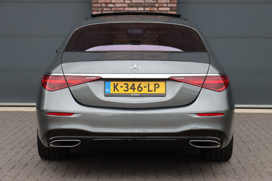 Mercedes-Benz S-Klasse 500 4MATIC Lang AMG Line Aut9 | Airmatic | Achterasbesturing | Distronic+ | Massage | Stoelventilatie | Burmester | Memory | Digital Light | HUD | Soft-Close |