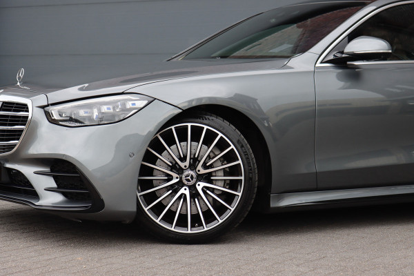 Mercedes-Benz S-Klasse 500 4MATIC Lang AMG Line Aut9 | Airmatic | Achterasbesturing | Distronic+ | Massage | Stoelventilatie | Burmester | Memory | Digital Light | HUD | Soft-Close |