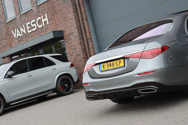 Mercedes-Benz S-Klasse 500 4MATIC Lang AMG Line Aut9 | Airmatic | Achterasbesturing | Distronic+ | Massage | Stoelventilatie | Burmester | Memory | Digital Light | HUD | Soft-Close |