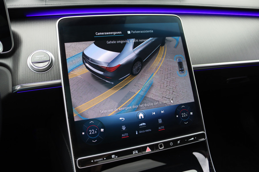 Mercedes-Benz S-Klasse 500 4MATIC Lang AMG Line Aut9 | Airmatic | Achterasbesturing | Distronic+ | Massage | Stoelventilatie | Burmester | Memory | Digital Light | HUD | Soft-Close |