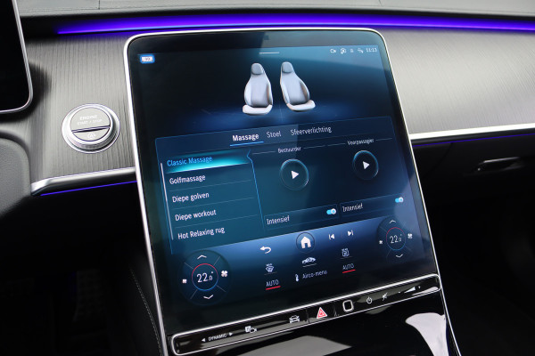 Mercedes-Benz S-Klasse 500 4MATIC Lang AMG Line Aut9 | Airmatic | Achterasbesturing | Distronic+ | Massage | Stoelventilatie | Burmester | Memory | Digital Light | HUD | Soft-Close |