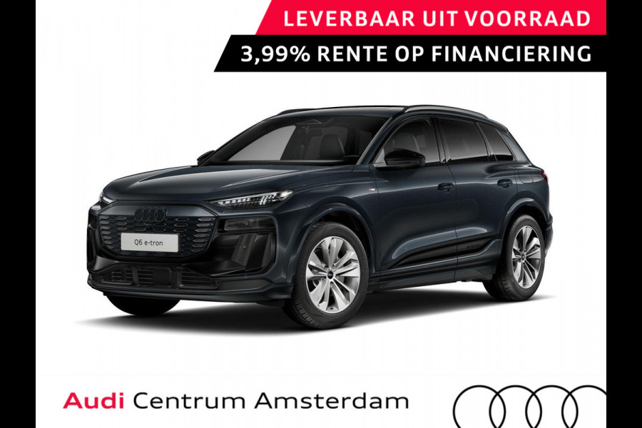 Audi Q6 e-tron S edition 83Kwh 252 pk SUV | Tech pakket pro | Lederen bekleding | Glazen panoramadak | Trekhaak |