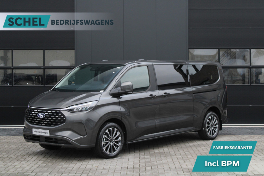 Ford Tourneo Custom 340 2.5 PHEV L2H1 Titanium X 232pk - 2x Schuif - ACC - 360 camera - Leder - Prijs excl. BTW - Rijklaar