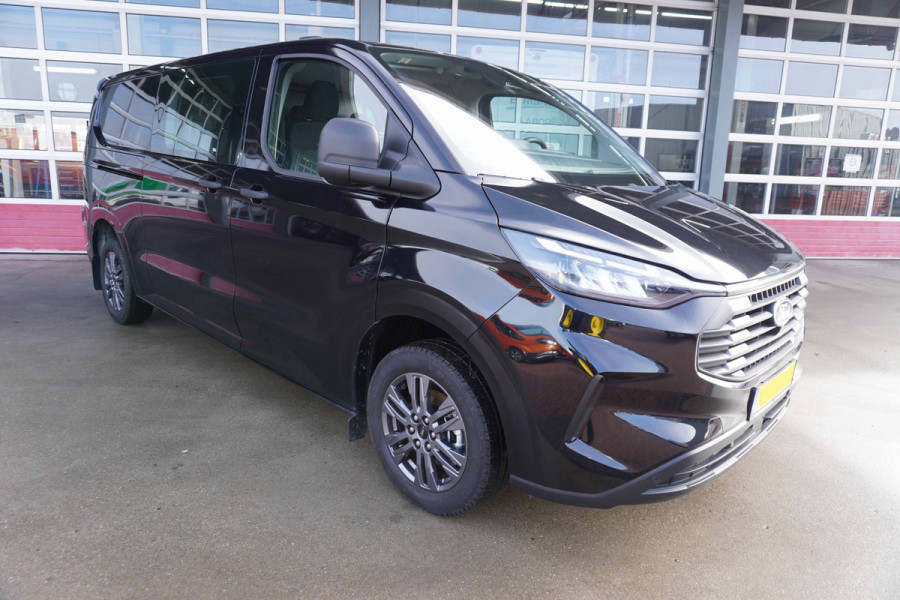 Ford Transit Custom 320L 2.0 TDCI 150PK L2H1 Trend Dubbelcabine Schuifdeur L/R Nr. V136 | Airco | Cruise | Navi | Camera | 17"LM velgen