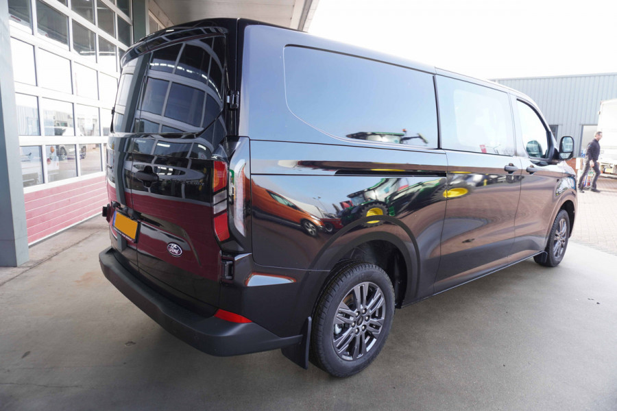 Ford Transit Custom 320L 2.0 TDCI 150PK L2H1 Trend Dubbelcabine Schuifdeur L/R Nr. V136 | Airco | Cruise | Navi | Camera | 17"LM velgen