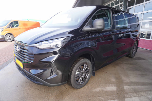 Ford Transit Custom 320L 2.0 TDCI 150PK L2H1 Trend Dubbelcabine Schuifdeur L/R Nr. V136 | Airco | Cruise | Navi | Camera | 17"LM velgen