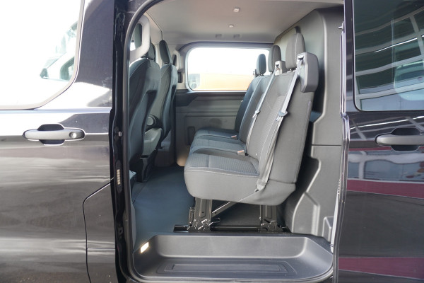 Ford Transit Custom 320L 2.0 TDCI 150PK L2H1 Trend Dubbelcabine Schuifdeur L/R Nr. V136 | Airco | Cruise | Navi | Camera | 17"LM velgen