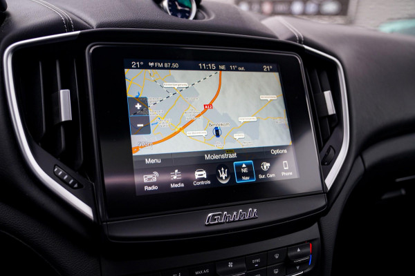 Maserati Ghibli 3.0 V6 S Q4 GranLusso | 360 camera | Schuif/kanteldak | Luxe Leder | Origineel NL |Adaptieve Cruise | Lane Assist