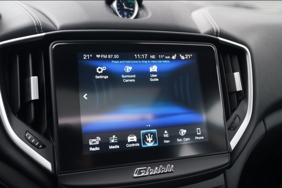 Maserati Ghibli 3.0 V6 S Q4 GranLusso | 360 camera | Schuif/kanteldak | Luxe Leder | Origineel NL |Adaptieve Cruise | Lane Assist