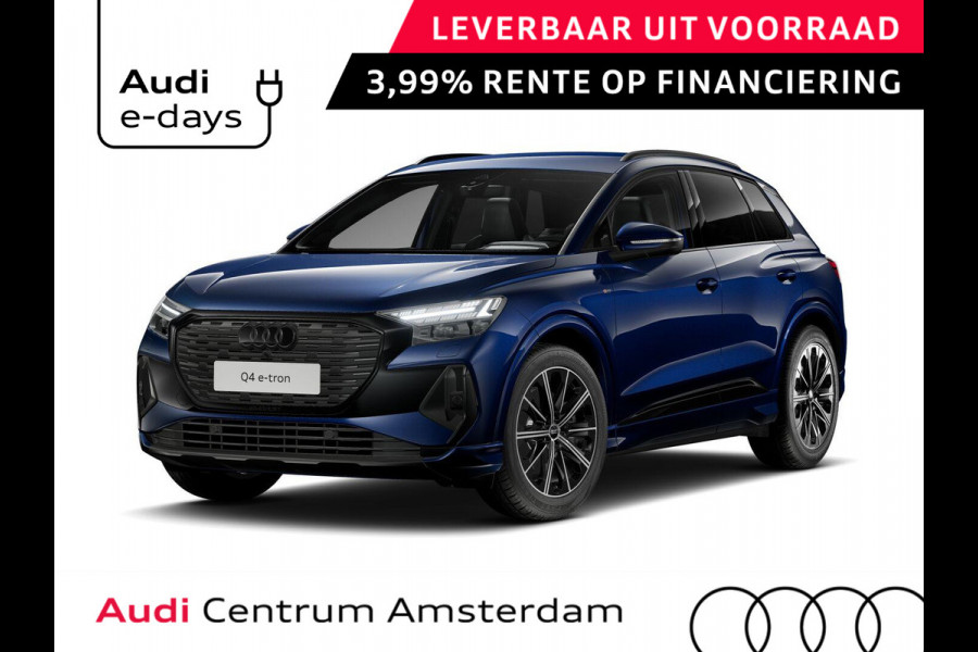 Audi Q4 e-tron 45 S edition Competition 82 kWh 286 pk | Assistentiepakket plus | Trekhaak | Ambient lichtpakket | Optiekpakket zwart plus |