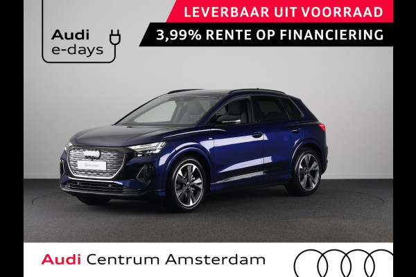 Audi Q4 e-tron 45 S edition Competition 82 kWh 286 pk | Assistentiepakket plus | Comfortpakket plus | Glazen panoramadak | Ambient lichtpakket |