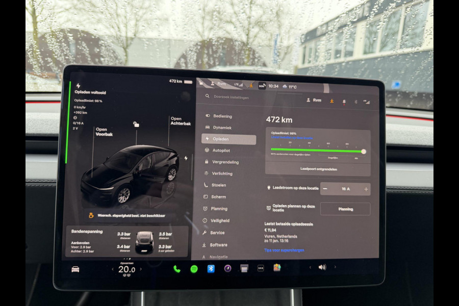 Tesla Model Y Premium Long Range AWD 75 kWh NIEUW MODEL| AFN. TREKHAAK| 20 INCH HELIX VELGEN!| VOLLEDIGE TESLA GARANTIE T/M 05/2029 OF 80.000KM| DE HOOGVOLTACCU EN AANDRIJFLIJN TOT 2033 of 192.000KM |
