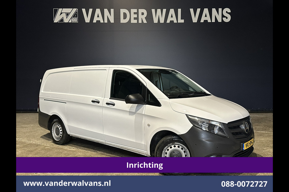 Mercedes-Benz Vito 114 CDI 136pk L2H1 inrichting Euro6 Airco | Camera | Navigatie | Trekhaak Cruisecontrol, Parkeersensoren