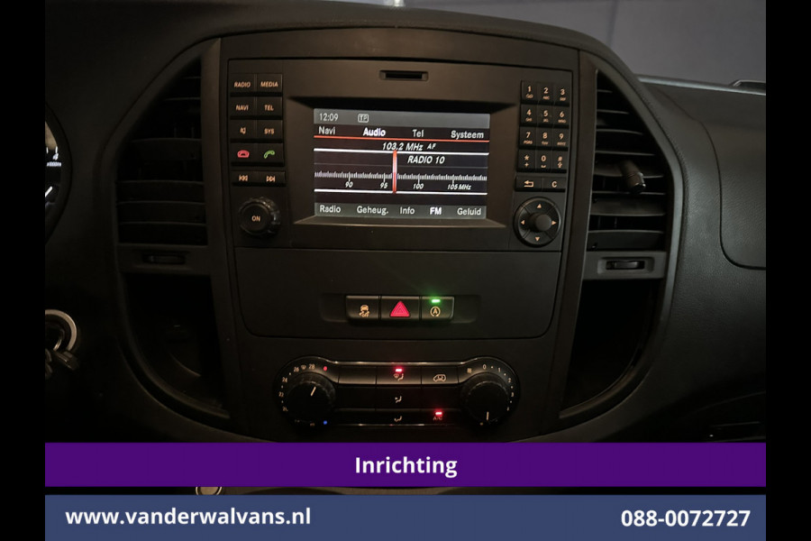 Mercedes-Benz Vito 114 CDI 136pk L2H1 inrichting Euro6 Airco | Camera | Navigatie | Trekhaak Cruisecontrol, Parkeersensoren