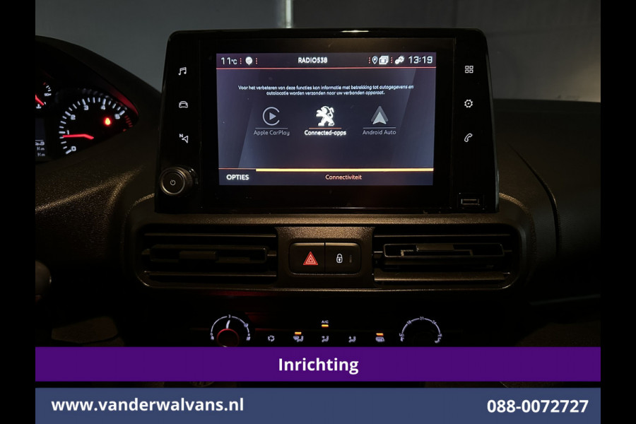 Peugeot Partner 1.5 BlueHDI 102pk L1H1 inrichting Euro6 Airco | Camera | Navigatie | Apple Carplay Trekhaak, Cruisecontrol, Android Auto, Parkeersensoren