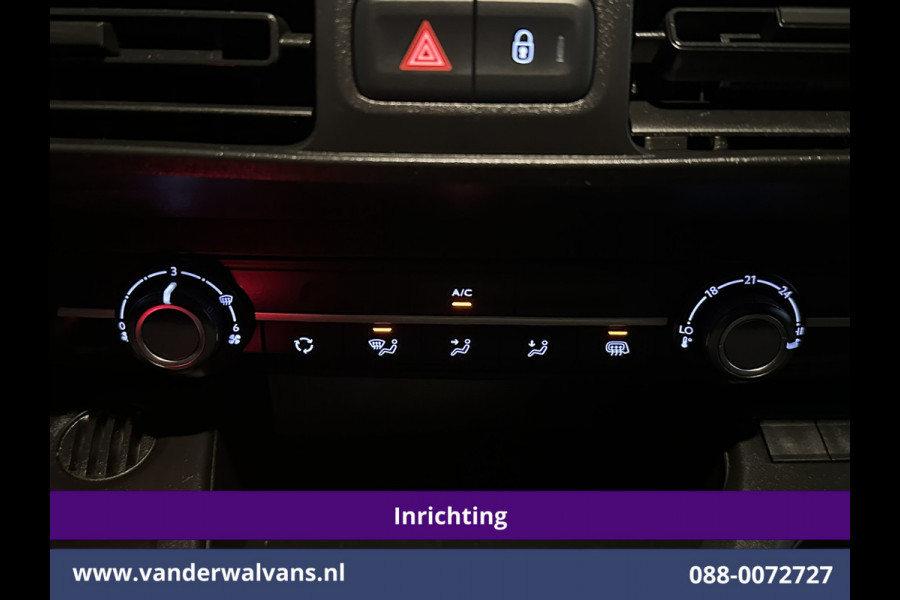 Peugeot Partner 1.5 BlueHDI 102pk L1H1 inrichting Euro6 Airco | Camera | Navigatie | Apple Carplay Trekhaak, Cruisecontrol, Android Auto, Parkeersensoren