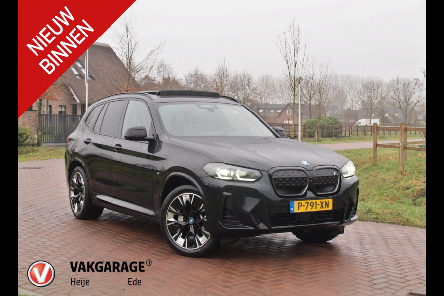 BMW iX3 High Executive 80 kWh | Nieuw Model | Panoramadak | Trekhaak | Harman Kardon | NL-Auto | Full Options