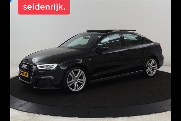 Audi A3 35 TFSI Advance Sport | Panoramadak | S-Line | Stoelverwarming | Half leder | Carplay | Virtual Cockpit | Navigatie | Cruise control | Full LED | DAB | Sportstoelen | Parkeerhulp