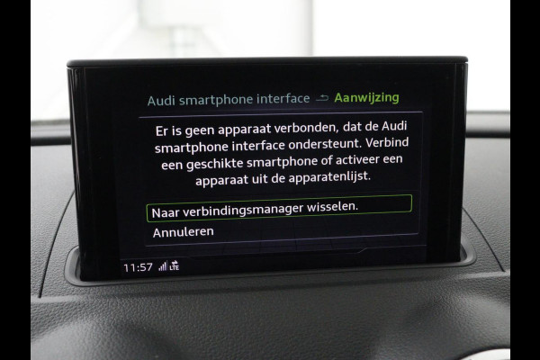 Audi A3 35 TFSI Advance Sport | Panoramadak | S-Line | Stoelverwarming | Half leder | Carplay | Virtual Cockpit | Navigatie | Cruise control | Full LED | DAB | Sportstoelen | Parkeerhulp