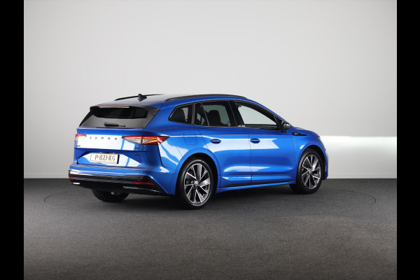 Škoda ENYAQ iV 60 Sportline 180 pk | SoH 90% | Navigatie | Parkeersensoren | Achteruitrijcamera | Autom. airco (3 zones) | Stoelverwarming | Keyless |