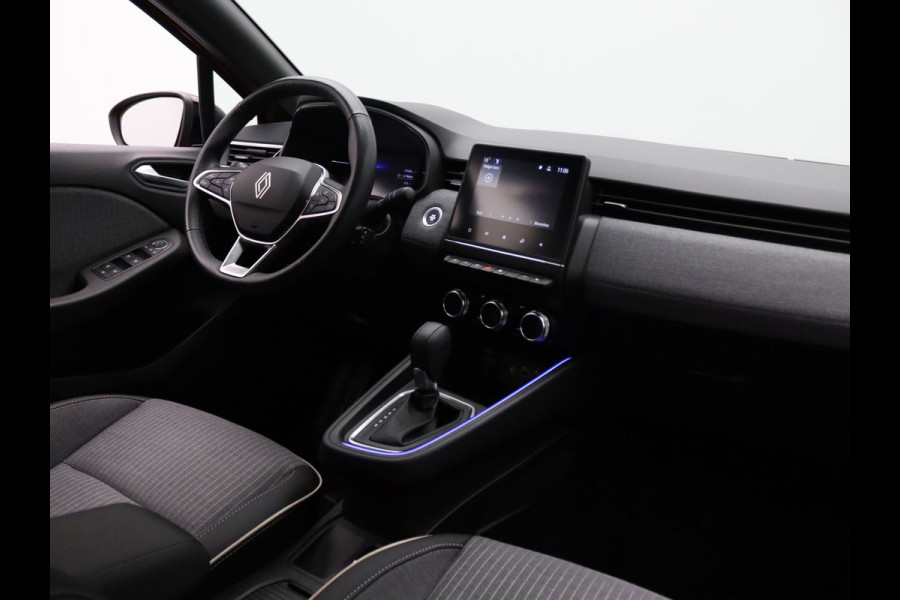 Renault Clio 1.6 E-Tech Full Hybrid techno 145pk 360° Camera | Cruise | Navi | Parkeersens. v+a | Stoel-/stuurverw.