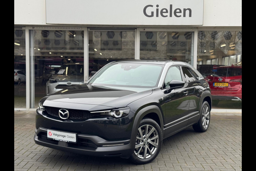 Mazda MX-30 e-SkyActiv R-EV 170pk Makoto | Geheugenfunctie, Bose, 360 Camera, Dodehoekherkenning, Stoel + Stuurverwarming, HUD