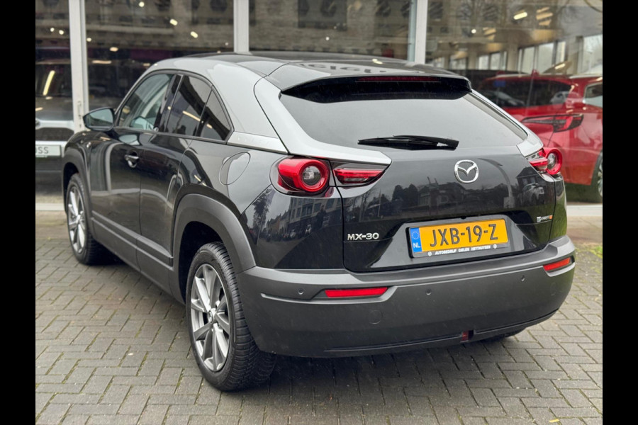Mazda MX-30 e-SkyActiv R-EV 170pk Makoto | Geheugenfunctie, Bose, 360 Camera, Dodehoekherkenning, Stoel + Stuurverwarming, HUD