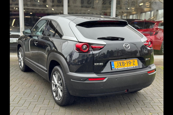 Mazda MX-30 e-SkyActiv R-EV 170pk Makoto | Geheugenfunctie, Bose, 360 Camera, Dodehoekherkenning, Stoel + Stuurverwarming, HUD