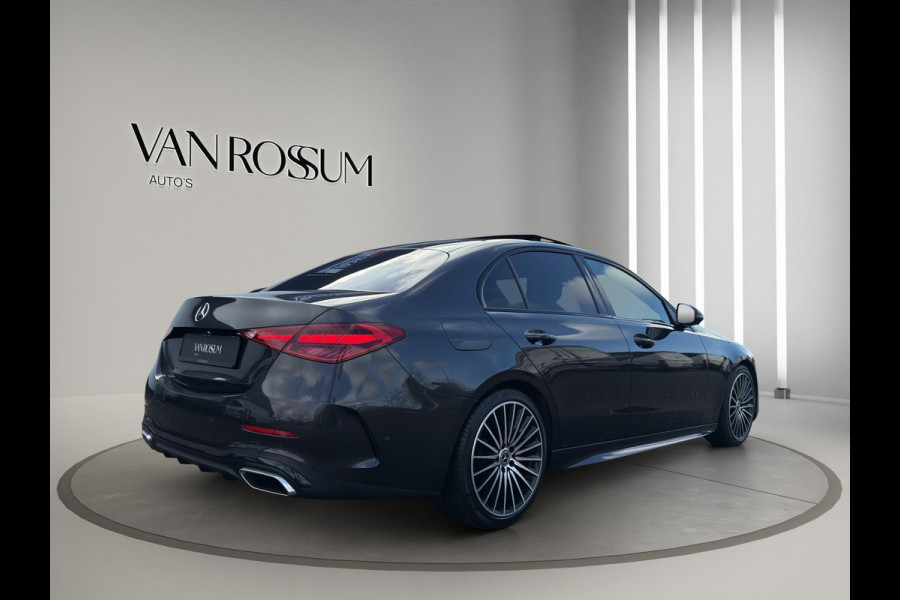 Mercedes-Benz C-Klasse 180 AMG Line | 19"| Panoramadak | Camera | Keyless | Led | Sfeer |