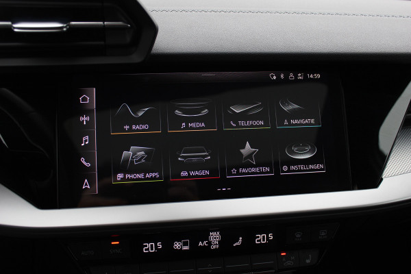 Audi A3 Sportback 45 TFSI e S edition Competition / Panoramadak  / Head-up / RS Seats / B&O / Elektr. stoelen / 19'' / CarPlay / Stoelmassage+Verwarming / Dodehoek / DAB / ACC
