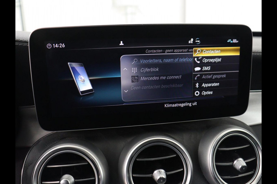 Mercedes-Benz C-Klasse 300e AMG Limited | Panoramadak | 360 Camera | Stoelverwarming | Trekhaak | Carplay | Leder/Alcantara | Sfeerverlichting | Navigatie | Cruise control | Park Assist |