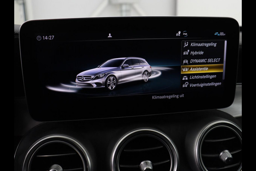 Mercedes-Benz C-Klasse 300e AMG Limited | Panoramadak | 360 Camera | Stoelverwarming | Trekhaak | Carplay | Leder/Alcantara | Sfeerverlichting | Navigatie | Cruise control | Park Assist |