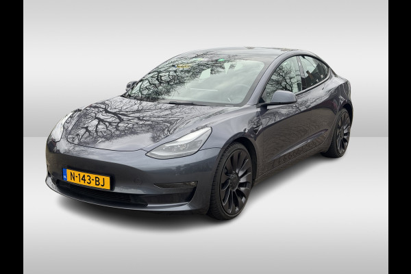 Tesla Model 3 Performance AWD 75 kWh / Autopilot / Panoramadak / Camera / Leder / 20'' / Leder / Premium Audio / Warmtepomp