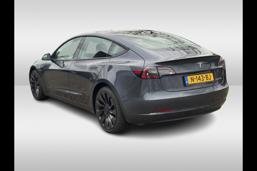 Tesla Model 3 Performance AWD 75 kWh / Autopilot / Panoramadak / Camera / Leder / 20'' / Leder / Premium Audio / Warmtepomp