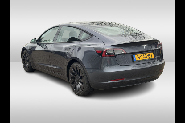 Tesla Model 3 Performance AWD 75 kWh / Autopilot / Panoramadak / Camera / Leder / 20'' / Leder / Premium Audio / Warmtepomp
