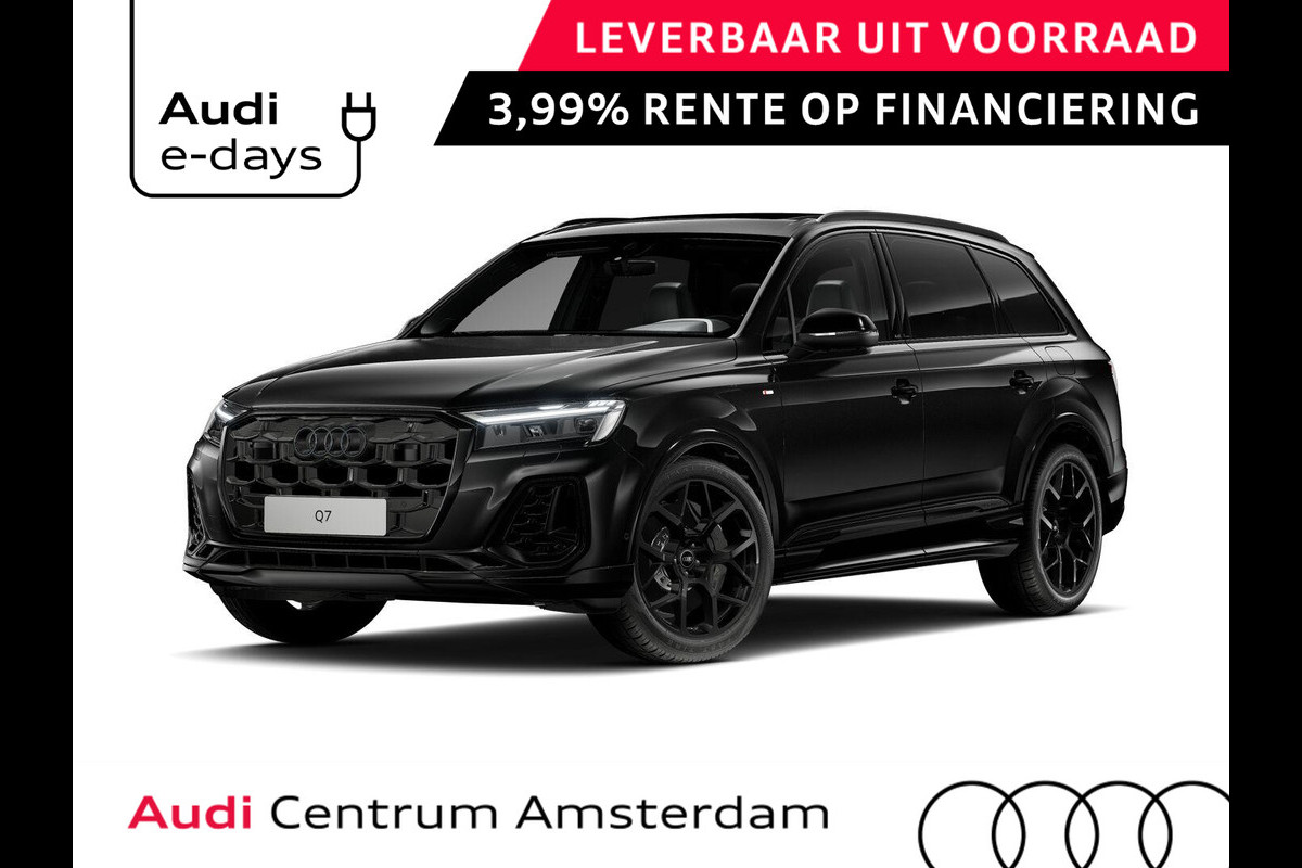 Audi Q7 Pro Line S 55 TFSI e 394 pk | Bang & Olufsen Premium 3D | Glazen panoramadak | Vierwielbesturing | Sportstoelen plus voorin |