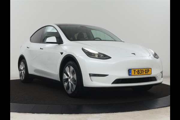 Tesla Model Y Long Range AWD 75 kWh | SOH 94% | Panoramadak | Autopilot | Stoelverwarming | Leder | 360 Camera | Achterbankverwarming | Keyless | Navigatie | Full LED