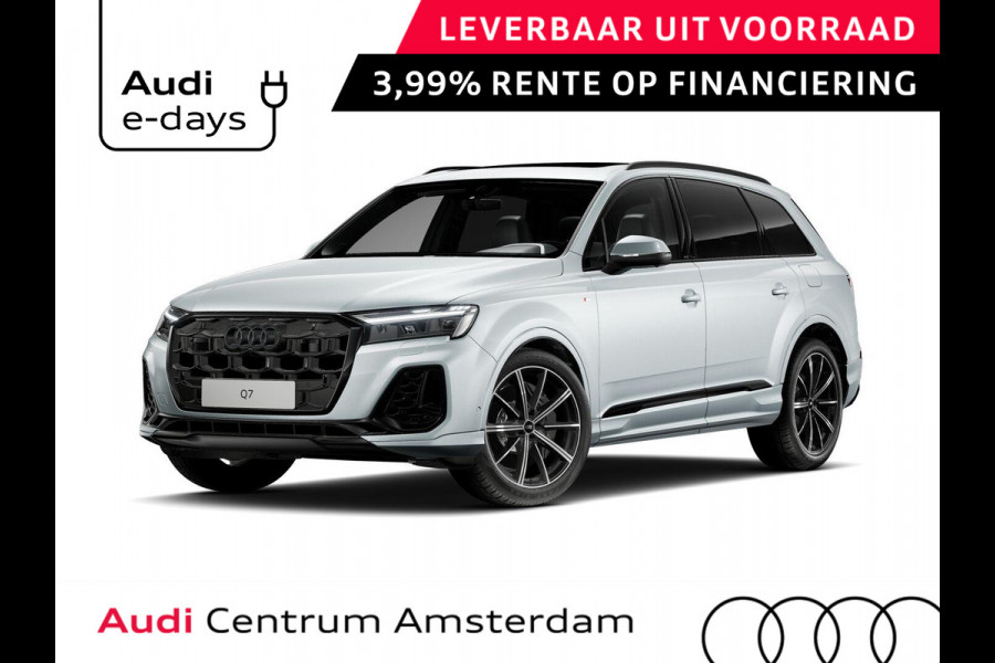 Audi Q7 Pro Line S 55 TFSI e 394 pk | Bang & Olufsen Premium 3D | Glazen panoramadak | Vierwielbesturing | Sportstoelen plus voorin |