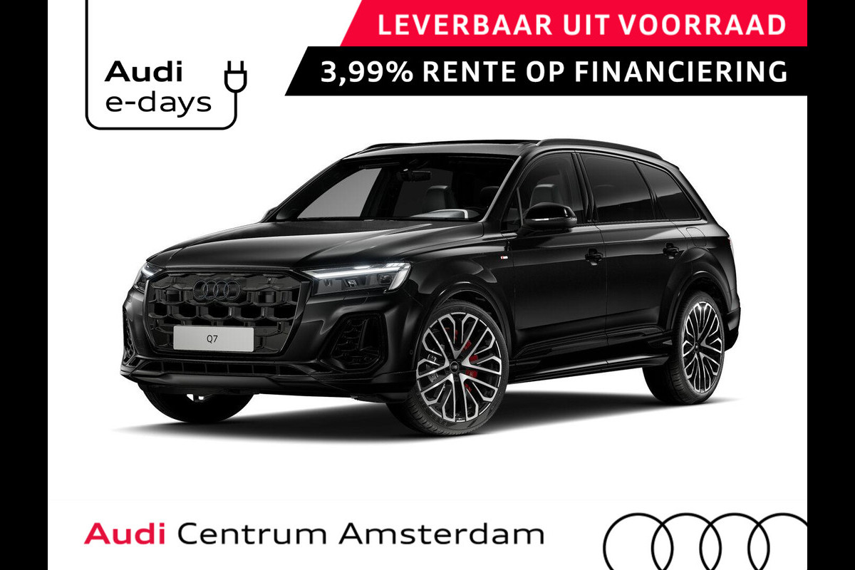 Audi Q7 Pro Line S 55 TFSI e 394 pk | Bang & Olufsen Premium 3D | Glazen panoramadak | Vierwielbesturing | Stoelventilatie/massage |
